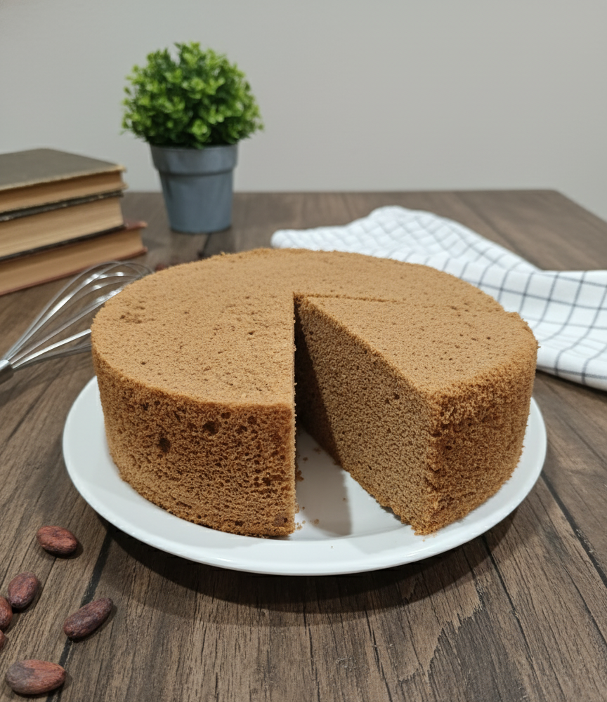 Chocolate Chiffon Cake Step 2